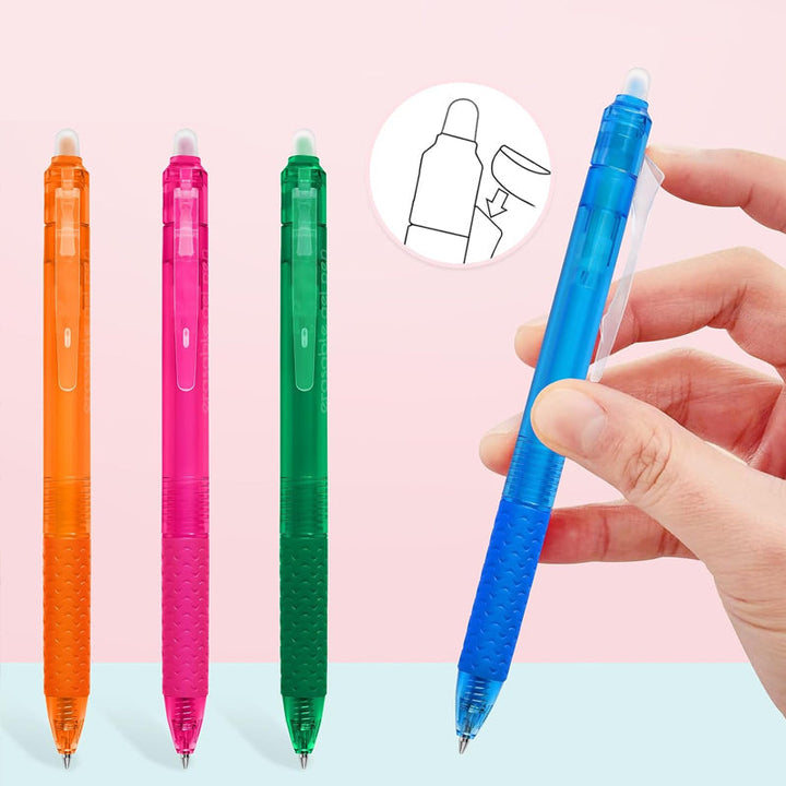BowLift | Multicolored erasable gel pens (12 pcs)