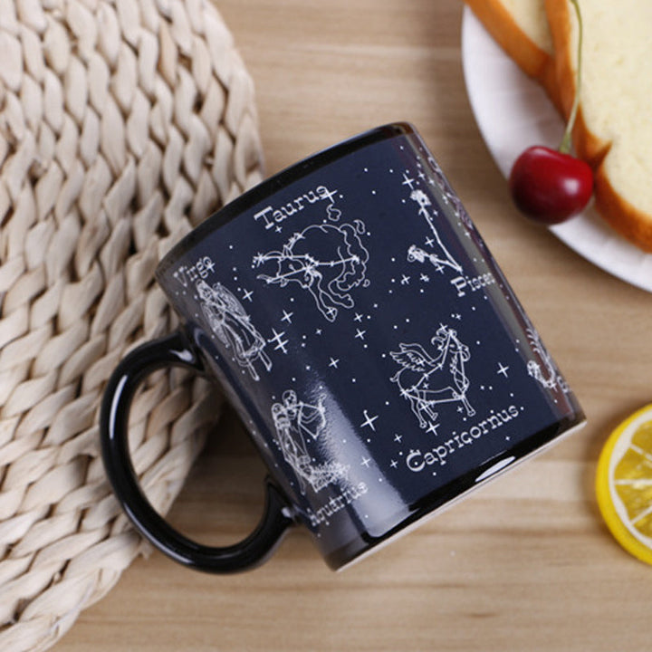 Heat-sensitive temperature-change Starry Mug | Bowlift
