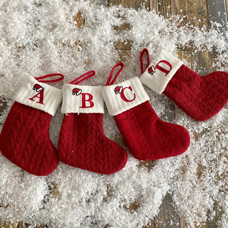 BowLift | Christmas Letter Knit Stocking