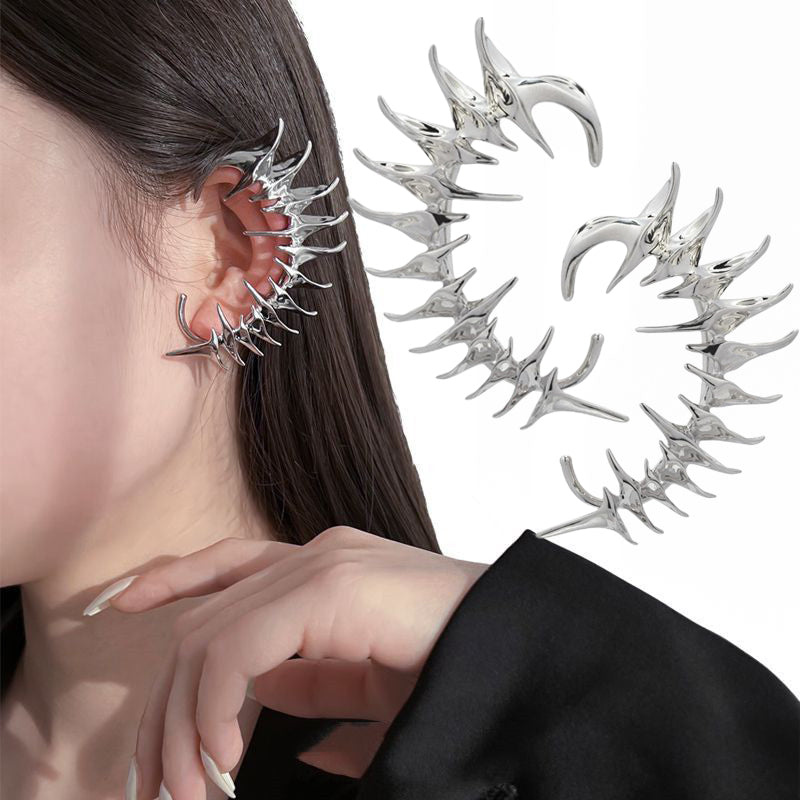 BowLift | Cyberpunk Skeleton Spike Ear Clip