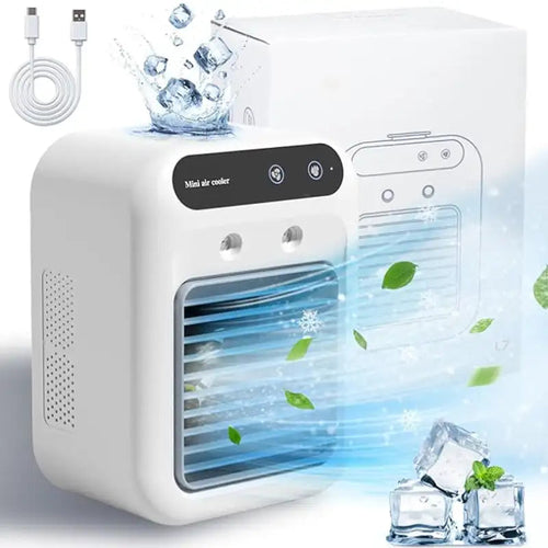 Compact Portable Air Conditioner Fan with USB Charging | Bowlift