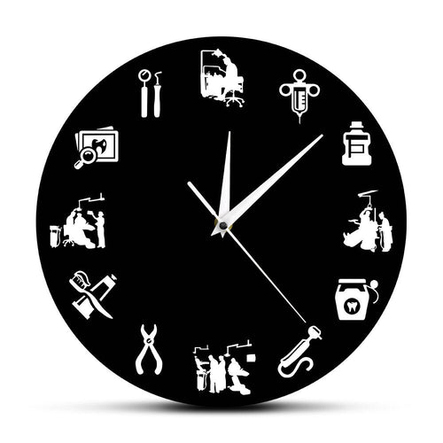 BowLift | Stylish Dental - Design Wall Clock for a Modern Interior
