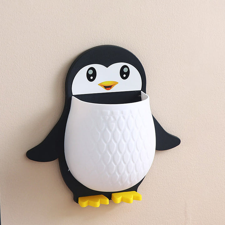 Penguin Shape Wall Mount Phone Holder | Bowlift