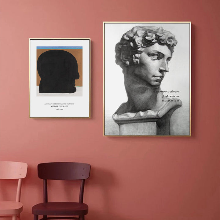 David Sculpture - Canvas Wall Art Painting | Bowlift