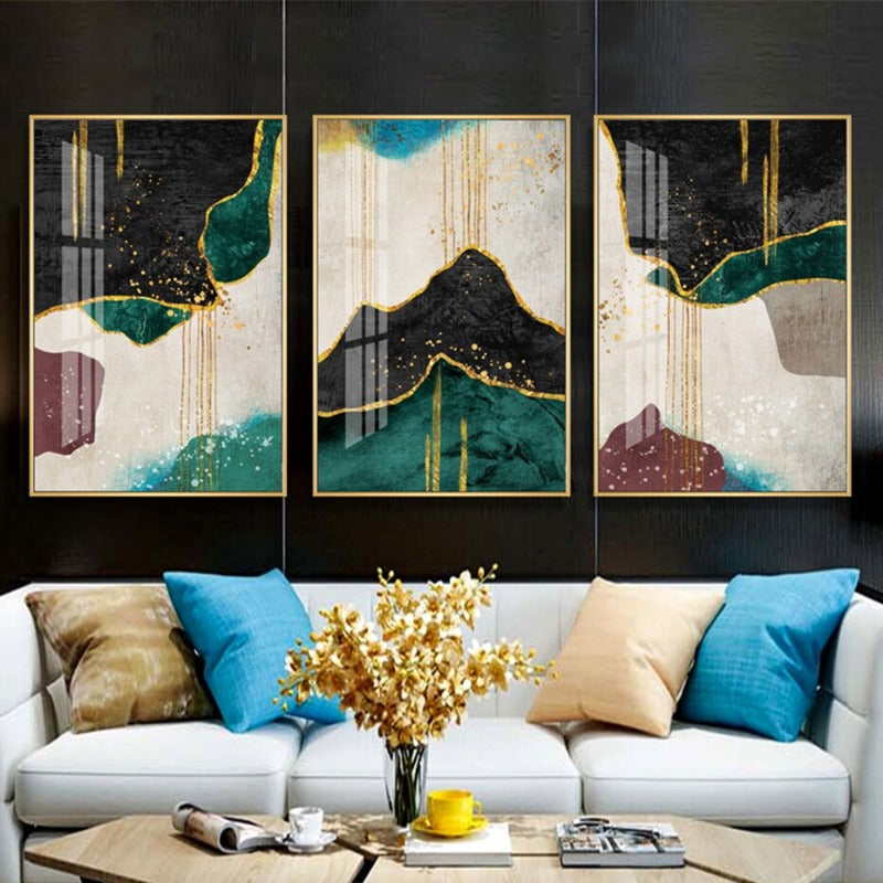 Gold Is Elegance - Canvas Wall Art Painting | Bowlift