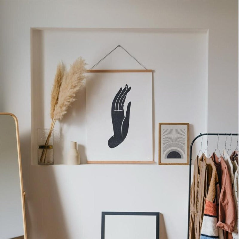Buddha Mudra Hand Gesture - Canvas Wall Art Painting | Bowlift