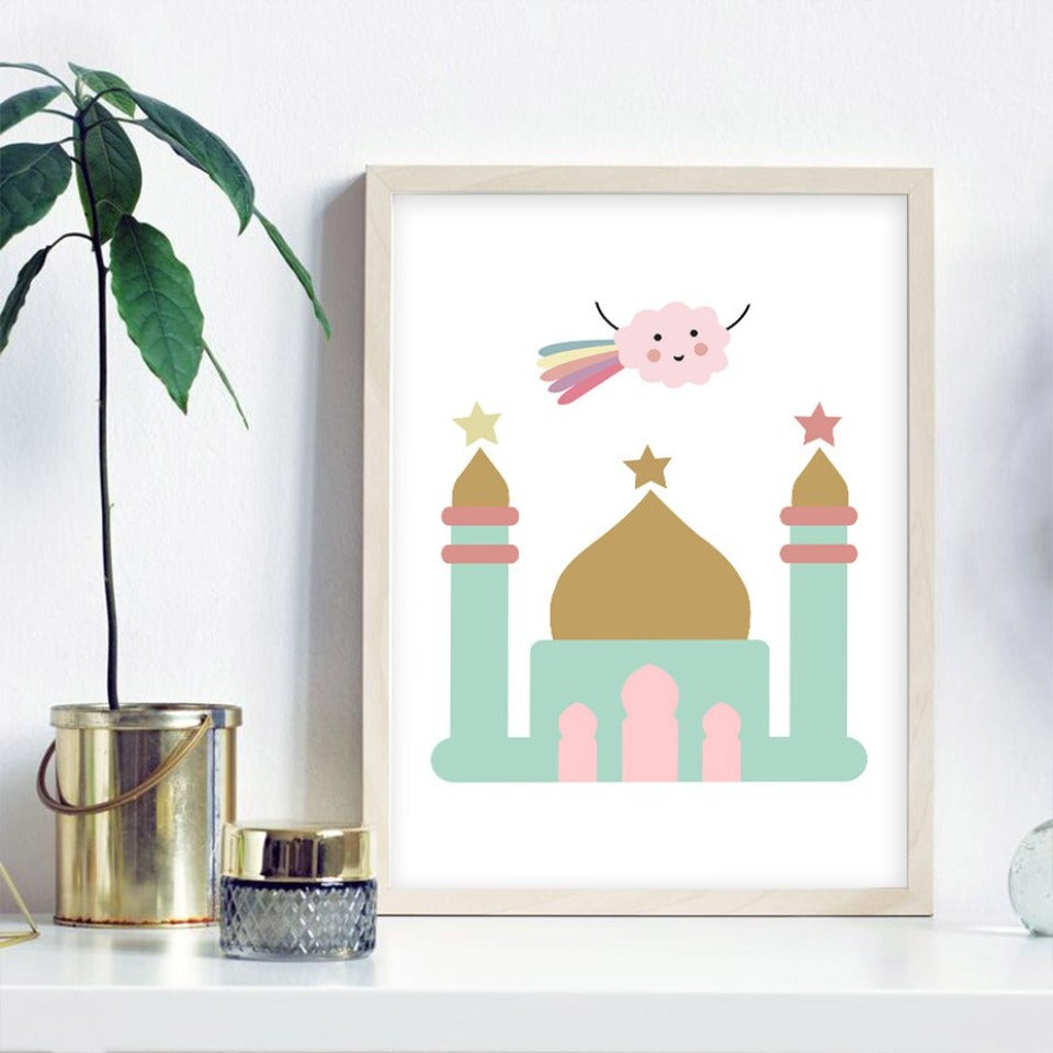 Salaam Sunshine - Canvas Wall Art Painting | Bowlift
