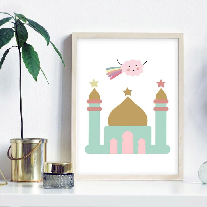 Salaam Sunshine - Canvas Wall Art Painting | Bowlift