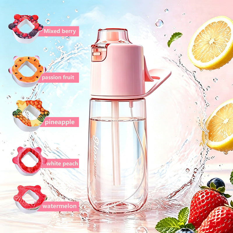 Drinking cup with aroma ring and spray function, 750 ml