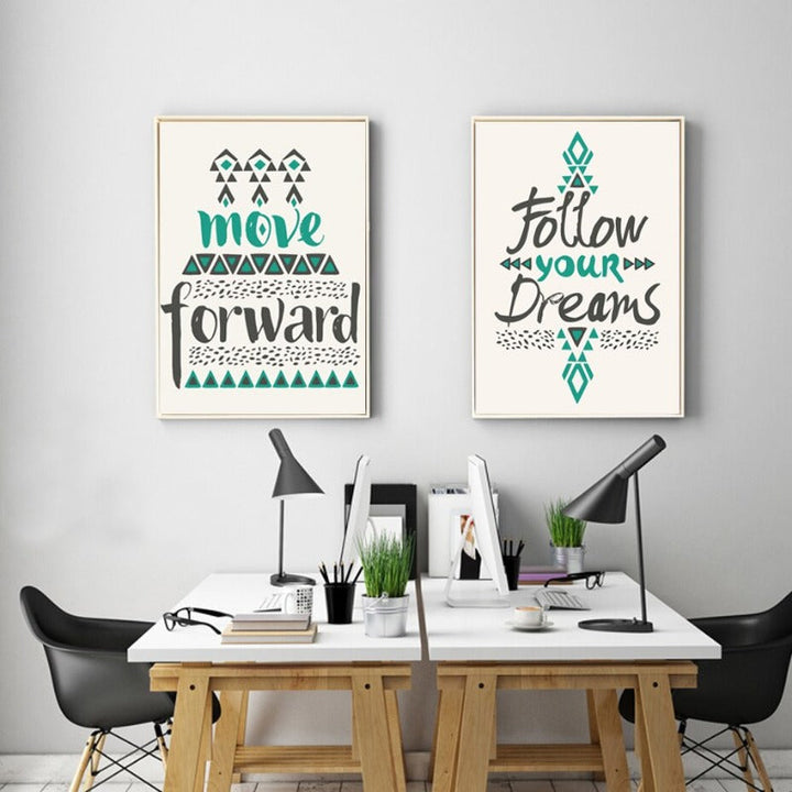Follow Dreams - Canvas Wall Art Painting | Bowlift