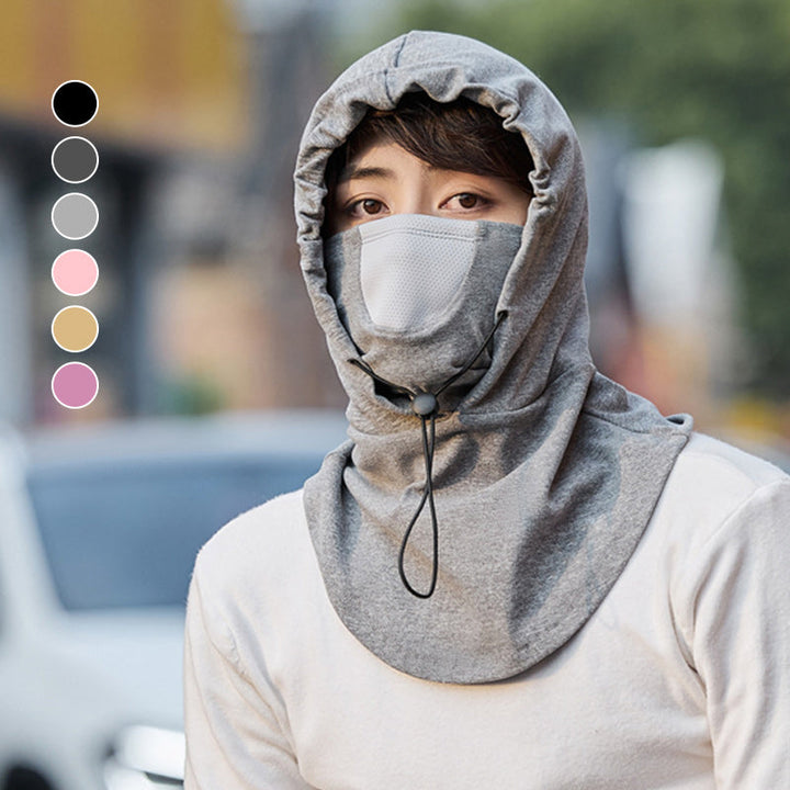 Hooded Face Mask with Neck Warmer for Cycling | Bowlift