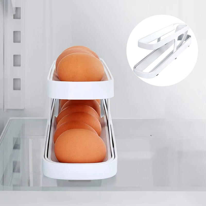 Automatic Scrolling Egg Rack Holder Storage Box | Bowlift