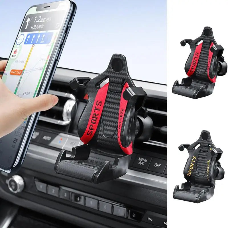 BowLift | Phone holder racing seat with seatbelt