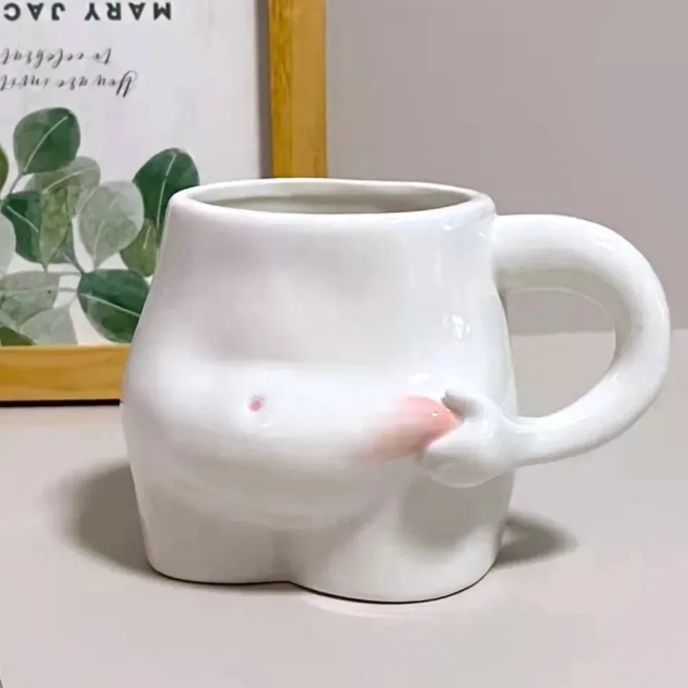 BowLift | Big Belly Fat Ceramic Coffee Mug