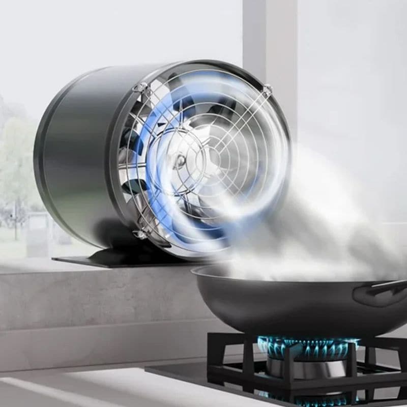 Powerful Silent Extractor Fan – Improve Air Quality and Remove Smoke and Odors for Kitchen and Office | Bowlift