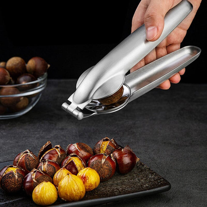 BowLift | Stainless Steel Nut Chestnut Bowl Opener