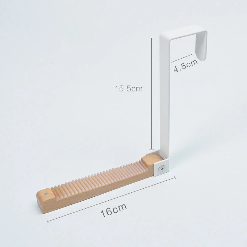 Foldable Wood Over The Door Hooks | Bowlift