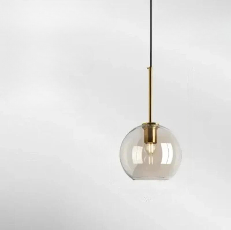 BowLift | NordicGlow – Elegant Scandinavian Glass Pendant Light