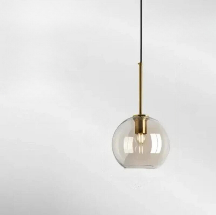 BowLift | NordicGlow – Elegant Scandinavian Glass Pendant Light