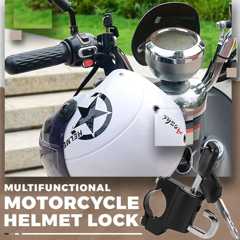 Multifunctional Motorcycle Helmet Lock | Bowlift