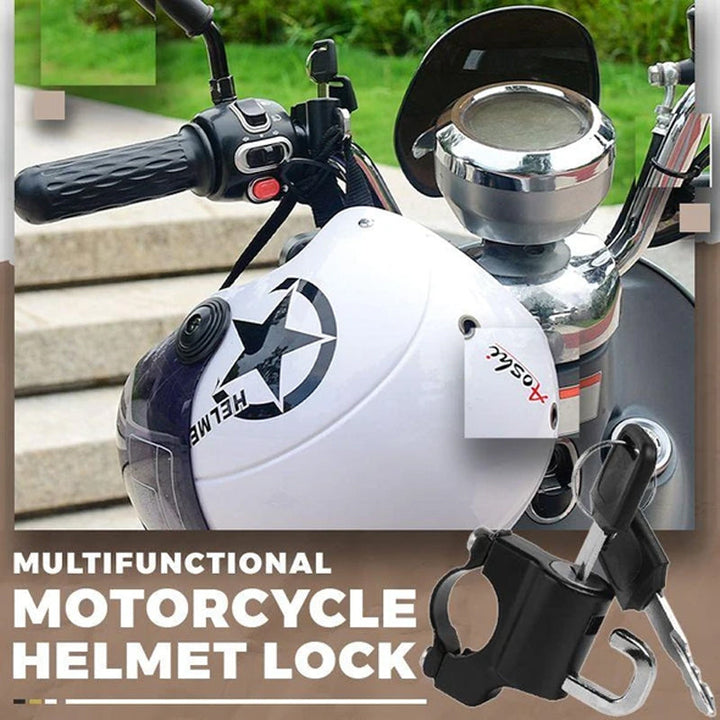 Multifunctional Motorcycle Helmet Lock | Bowlift