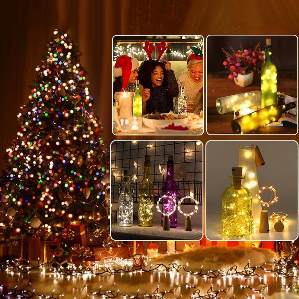 BowLift | LED Wine Bottle Lamps Cork Night Light DIY Decoration Lift - 5/10 PCS