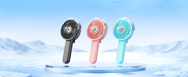 Portable Misting Fan - 180° Foldable | Bowlift