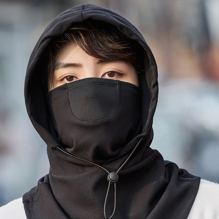 Hooded Face Mask with Neck Warmer for Cycling | Bowlift
