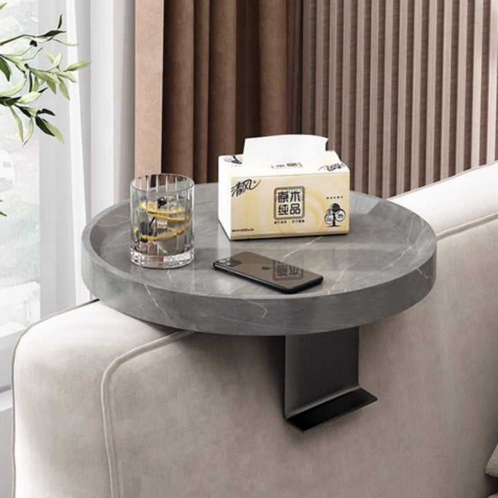 BowLift | Sofa Armrest Walnut Tray
