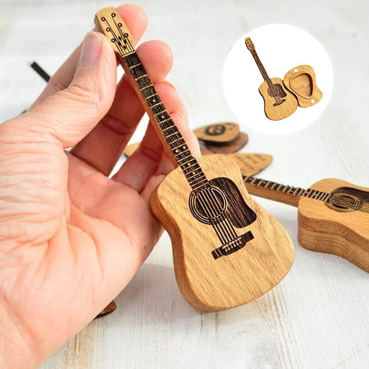 BowLift | Wooden box for acoustic guitar accessories