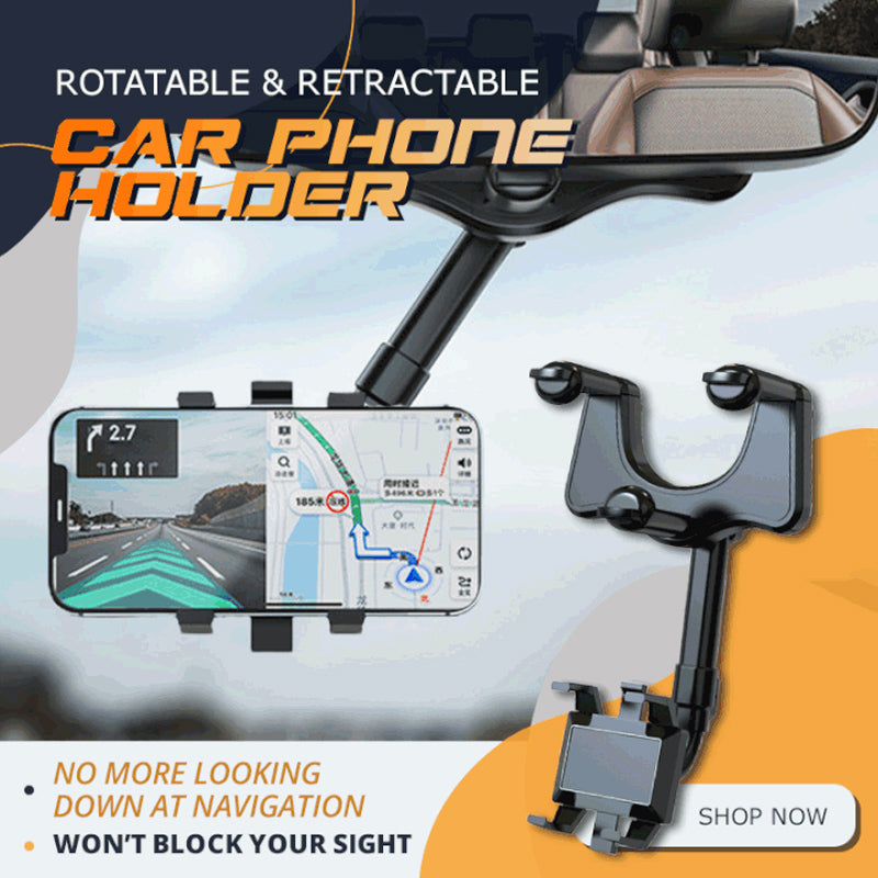 BowLift | Rotatable and extendable car phone holder
