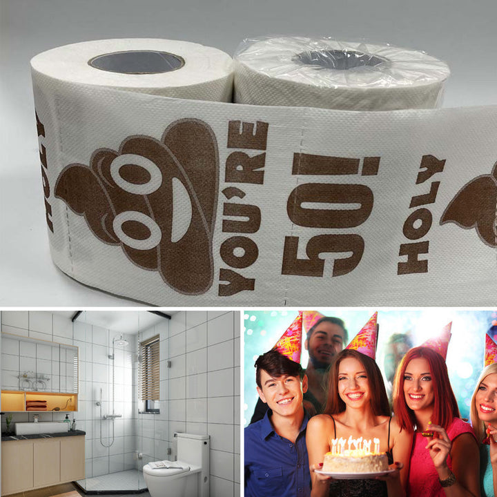 BowLift | Poop Happy Birthday Printed Toilet Paper