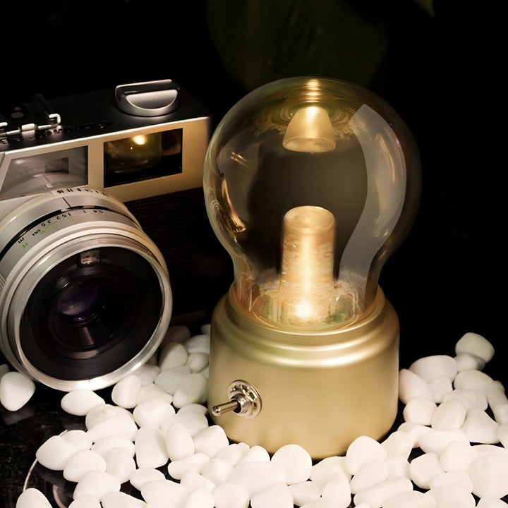 Portable Retro Table Lamp - LumiRetro | Bowlift