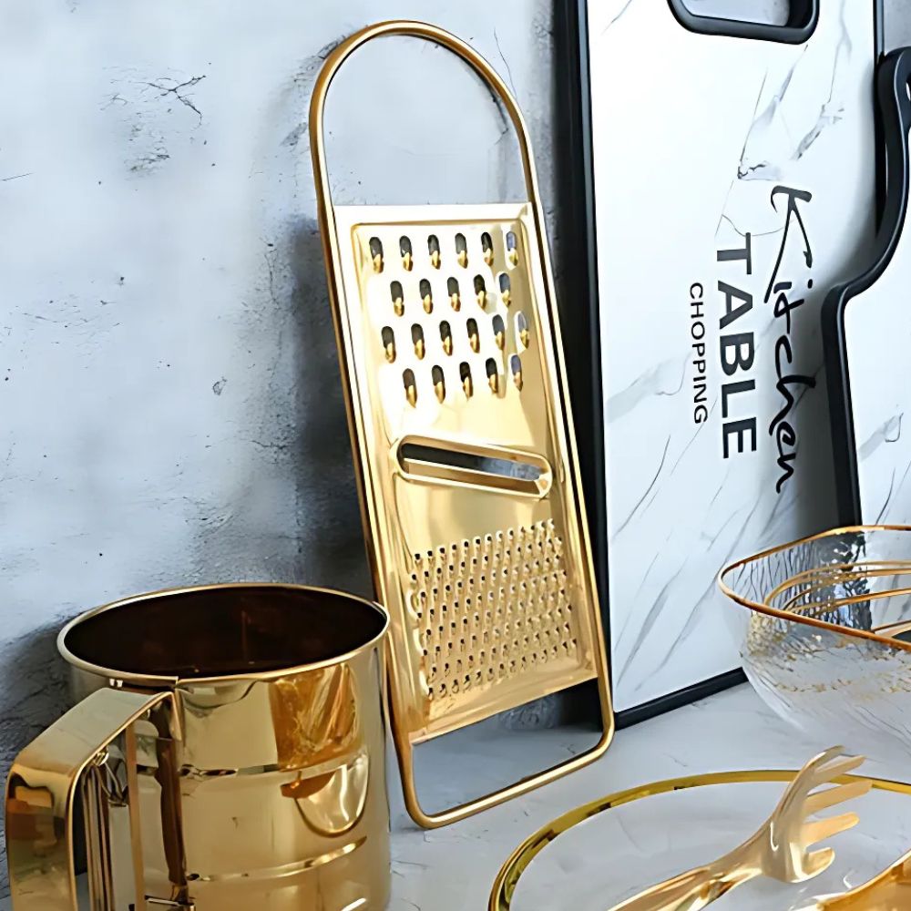 BowLift | Golden Stainless Steel Grater