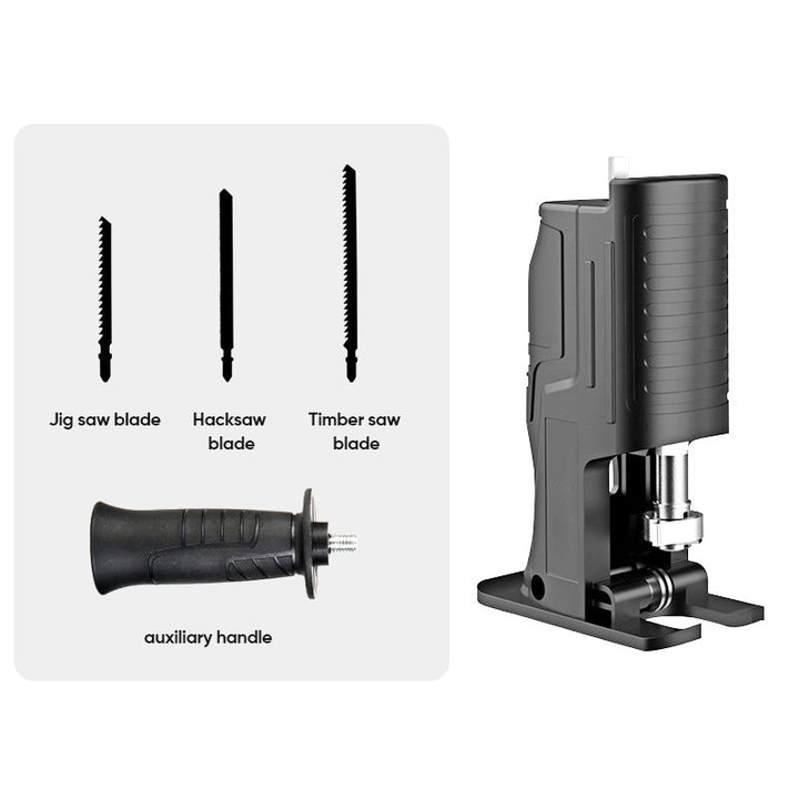 BowLift | Electric Drill to Reciprocating Saw Adapter