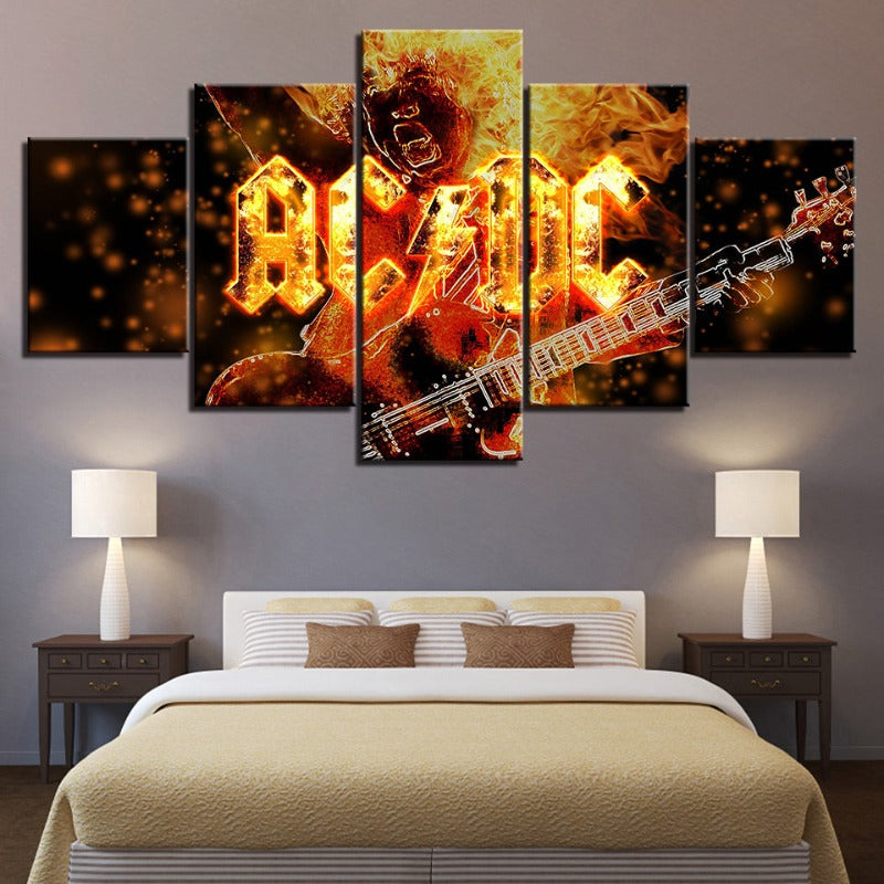 ACDC - Canvas Wall Art Painting | Bowlift