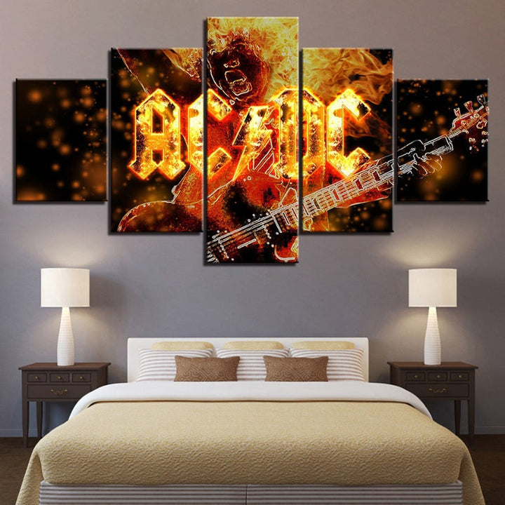 ACDC - Canvas Wall Art Painting | Bowlift