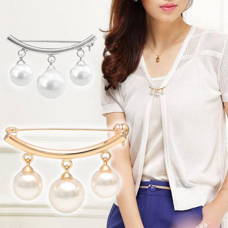 BowLift | Nail-free pearl scarf ring waist buckle