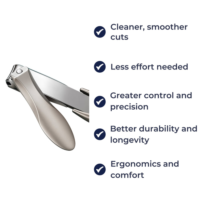 Anti-Splash Catcher – Sharp Stainless Steel – Easy Grip for Clean Grooming Bowlift