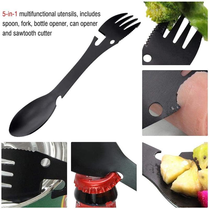 The Trek Tool - 5 in 1 Tactical Spork | Bowlift