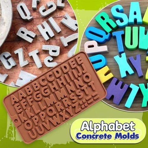 Concrete Alphabet Mold | Bowlift