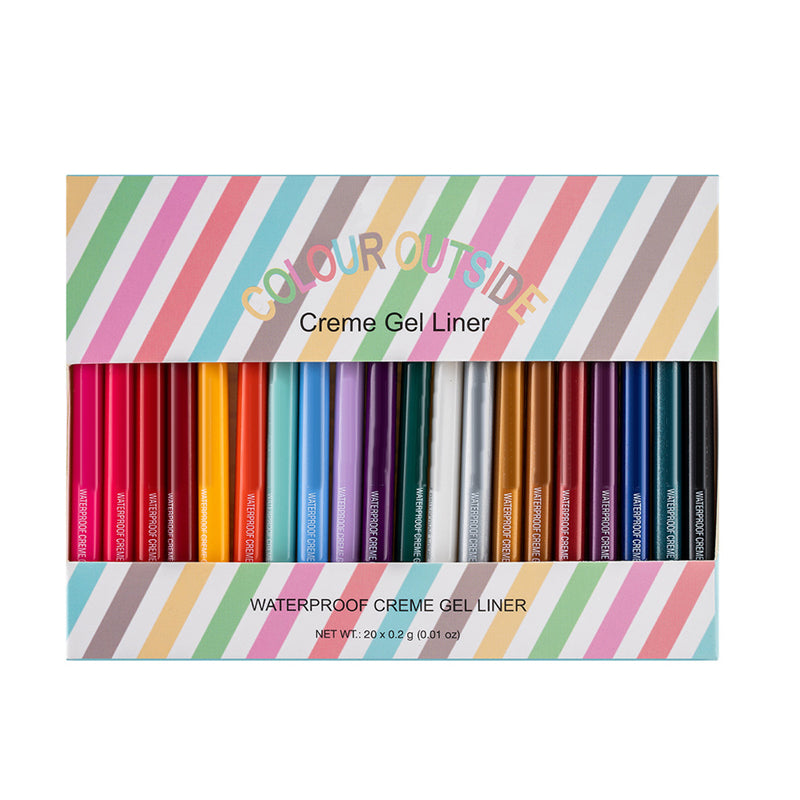 BowLift | 20 PCS Colorful Eyeliner Pencil Set