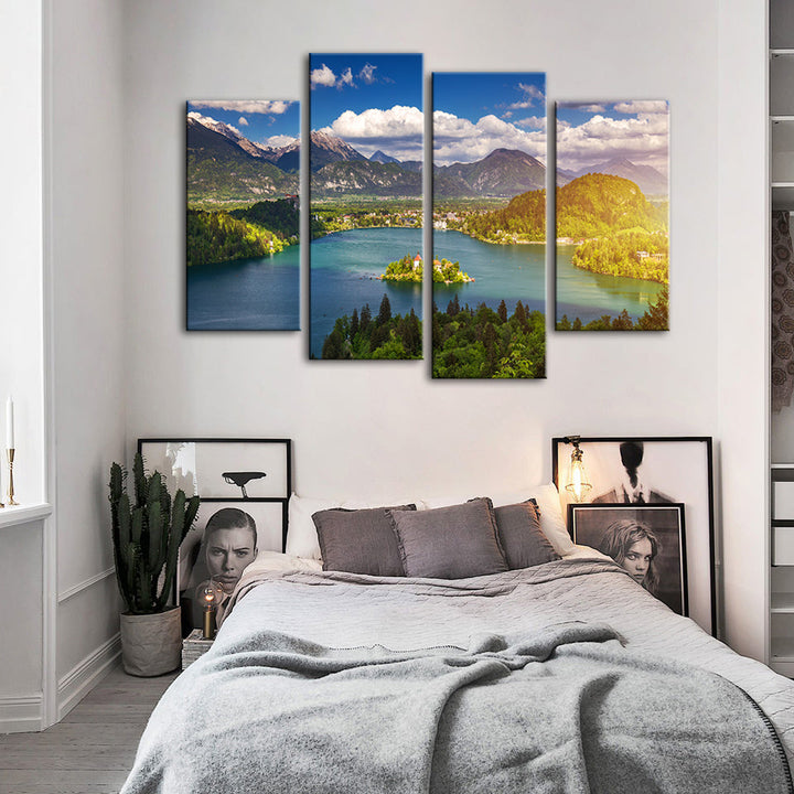 Peace Of The Land 4 Piece - Canvas Wall Art Painting | Bowlift