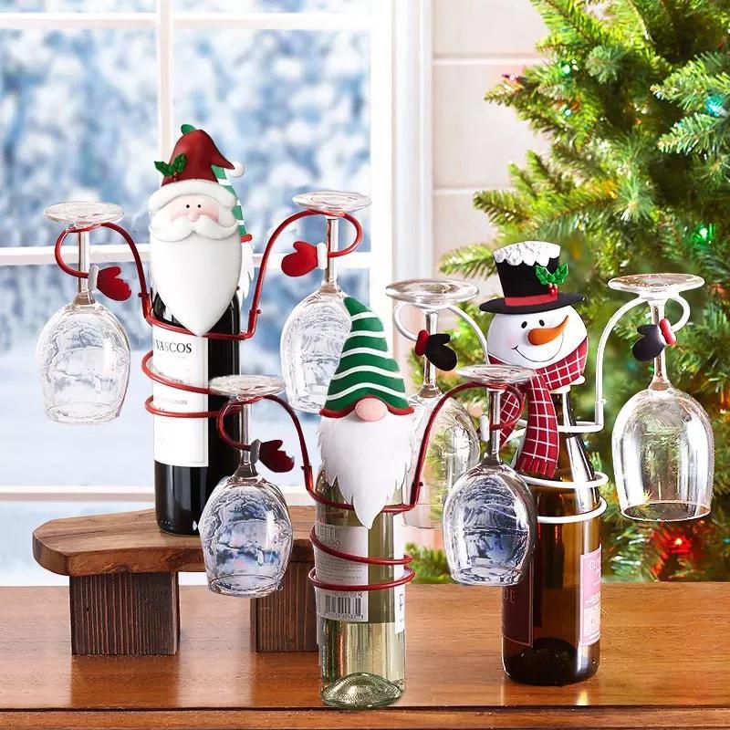 Holiday Wine Bottle & Glass Holders | Bowlift
