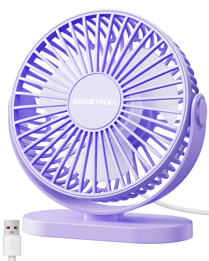 2-in-1 Hook & Desk Fan - 3-Speed with 360° Rotation | Bowlift