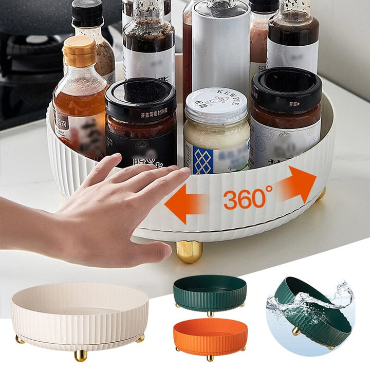 360° Rotatable Storage Tray, Spice Rack | Bowlift