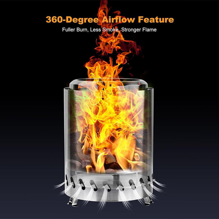 BowLift | Portable Smokeless Tabletop Firepit