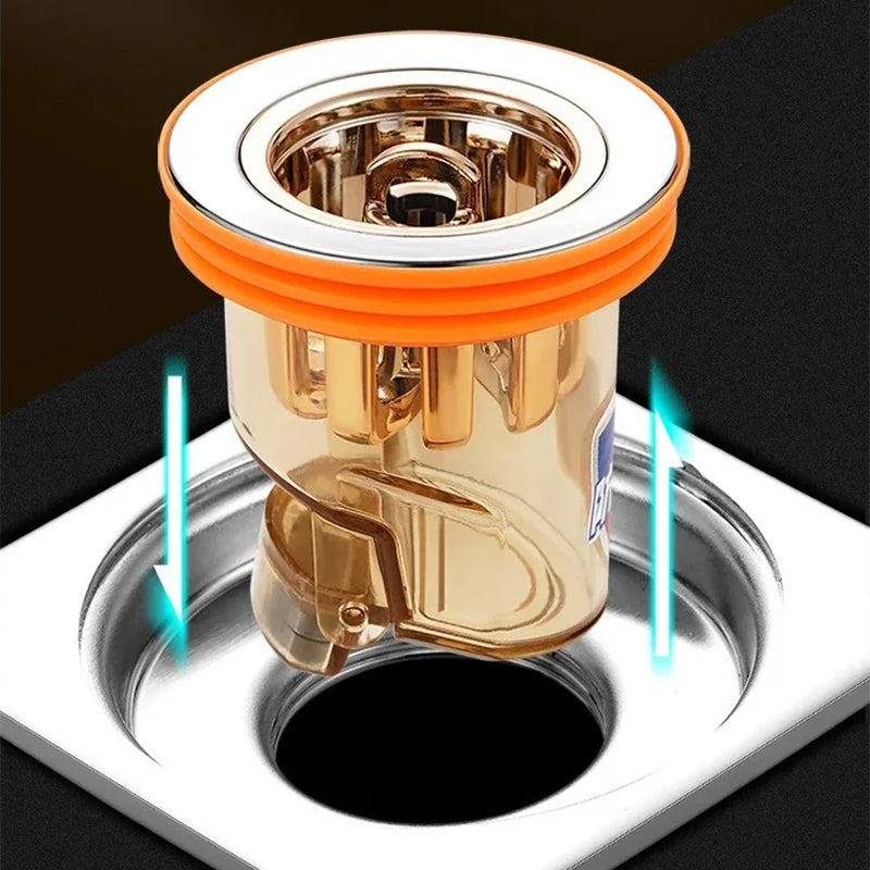 Universal double deodorant floor drain core | Bowlift