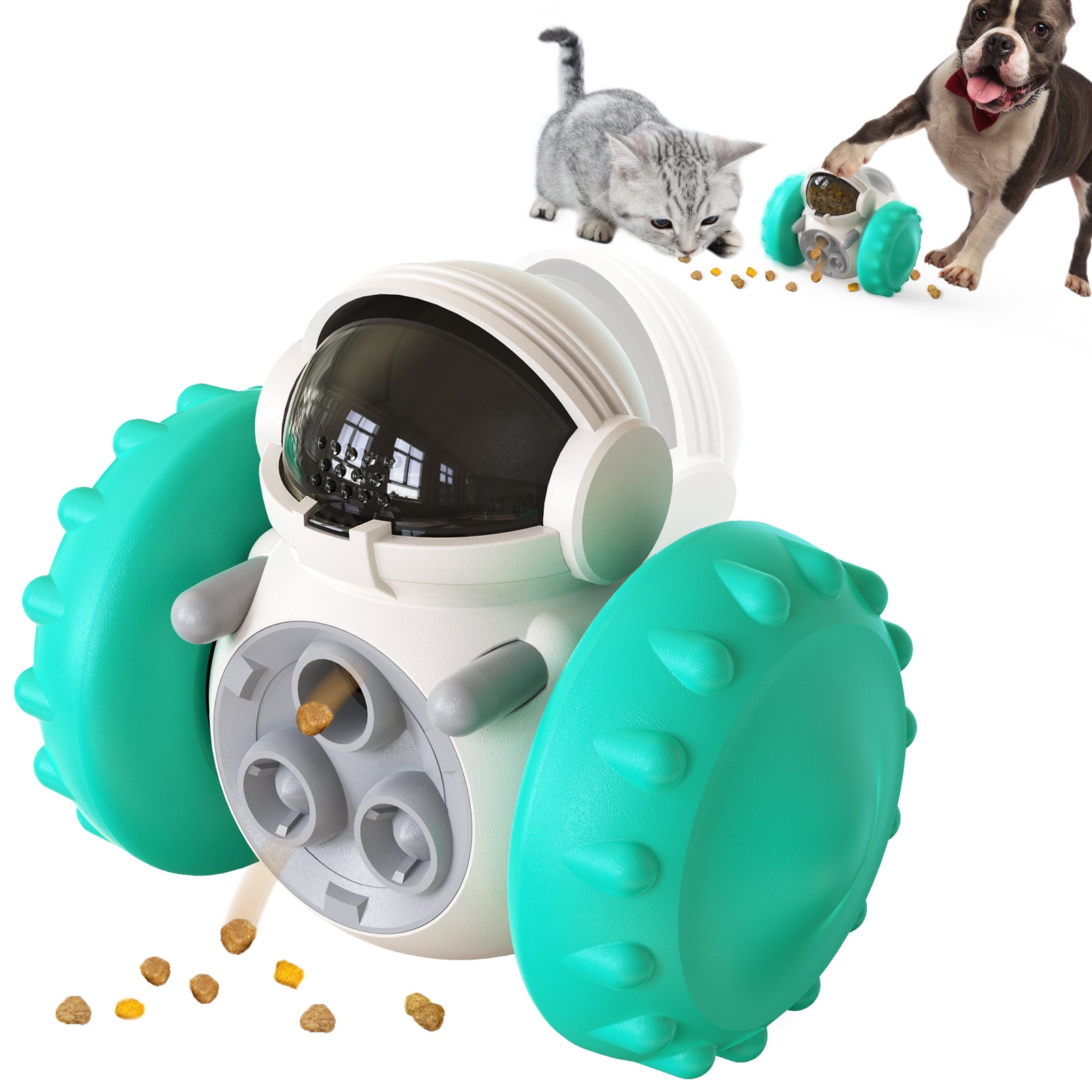 Wobble Food Car – Balance & Slow Feeder Toy for Dogs & Cats