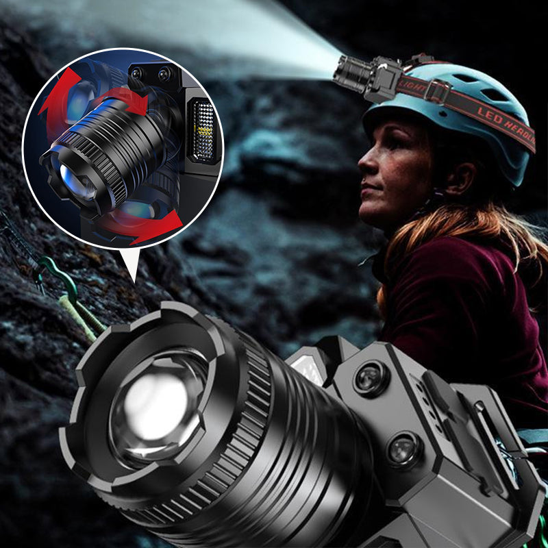 BowLift | USB Rechargeable Waterproof LED Headlamp